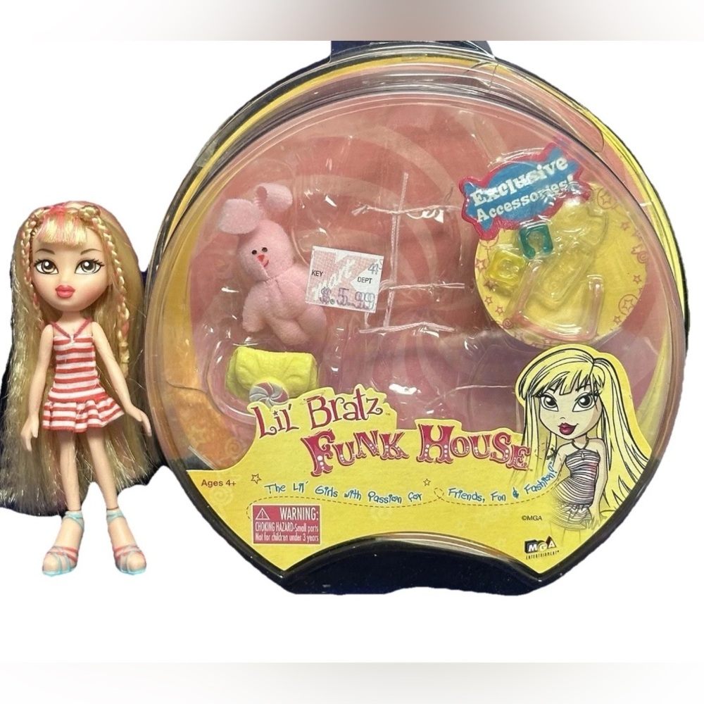 Lil’ Bratz Funk House AILANI 4in Doll Original Opened Package  2006 MGA